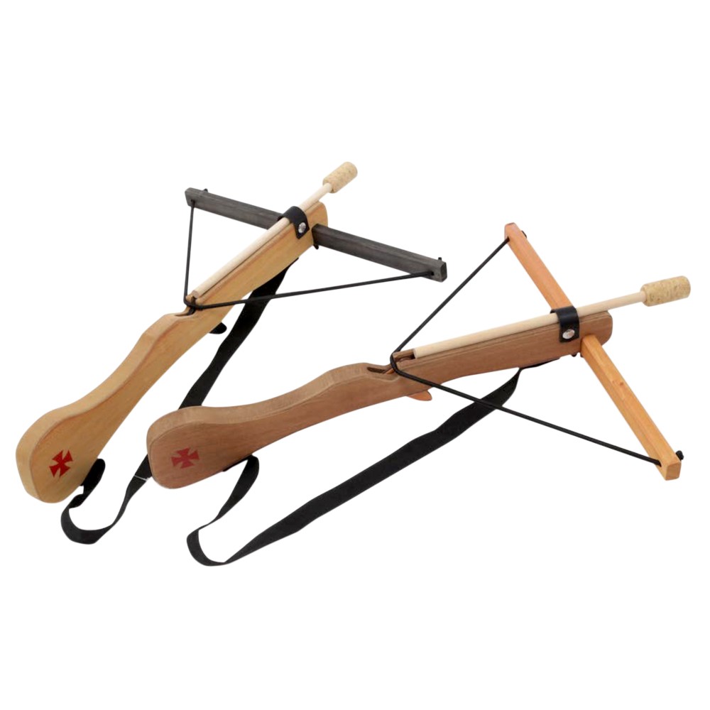 arbalète de 45 cm avec un arc en bois et bouchon en liège, de type Templier arbalète de 45 cm avec un arc en bois et bouchon en liège, de type Templier