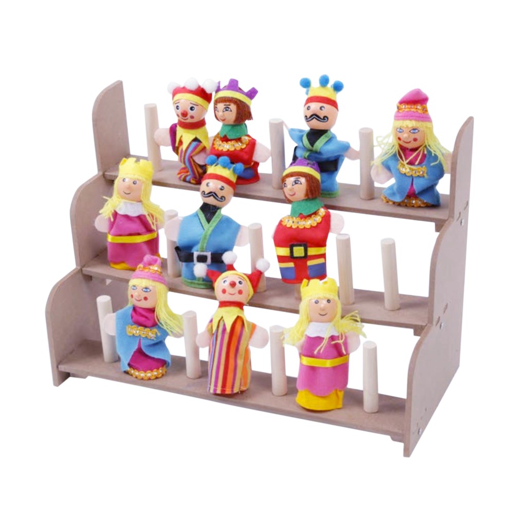 Présentoir en bois pour marionnette doigt. Présentoir en bois pour marionnette doigt.