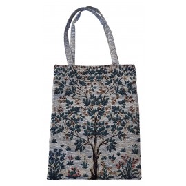 Sac textile à motifs d'arbre de vie en coton et polyester