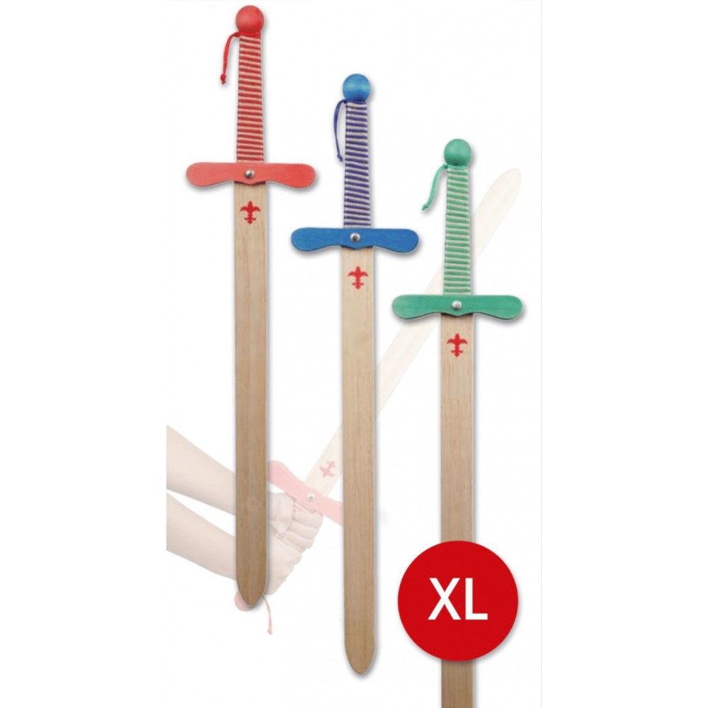 assortiment d'épées grand modèle 72 cm avec poignée cordelette colorée assortiment d'épées grand modèle 72 cm avec poignée cordelette colorée