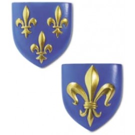 Assortiment Magnet - blason Fleurs de  Lys