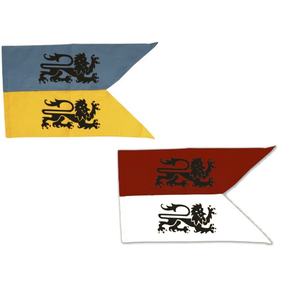 mix drapeau deux lions bleu-jaune et rouge-blanc mix drapeau deux lions bleu-jaune et rouge-blanc