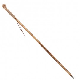Bâton de marche en Bois Naturel -120 cm - vue de côté