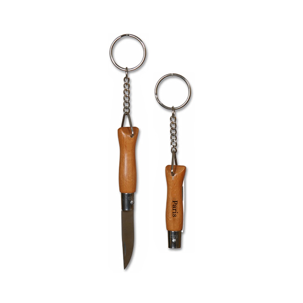 couteau porte clé opinal en bois couteau porte clé opinal en bois