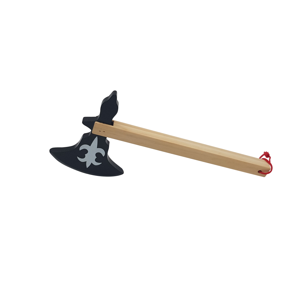 Hache noire en bois Hache noire en bois