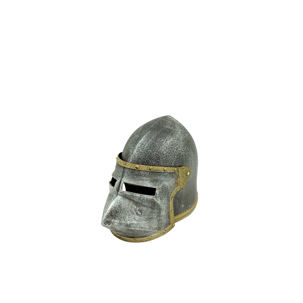 Casque imitation métal "Bec de Passereau à Visiere" Casque imitation métal "Bec de Passereau à Visiere"