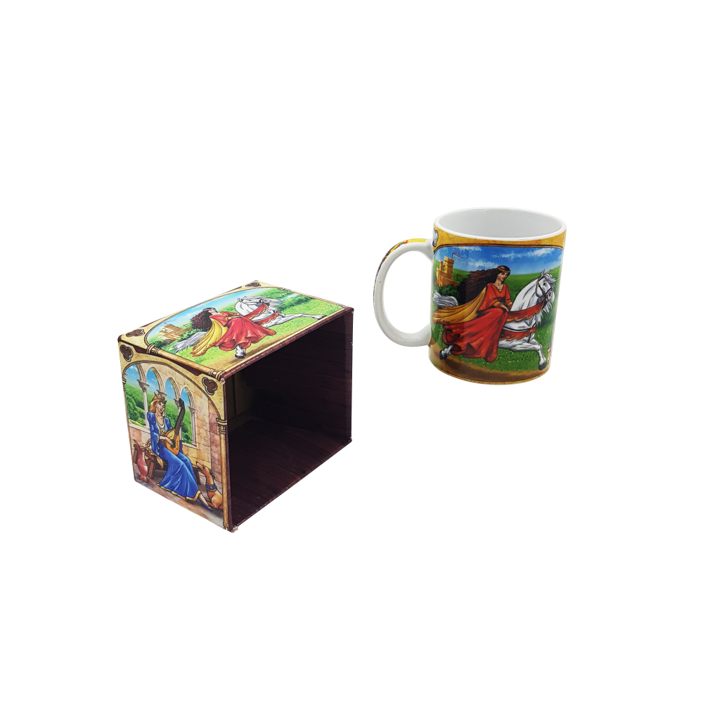 Mug Princesse et sa boite décorée Mug Princesse et sa boite décorée