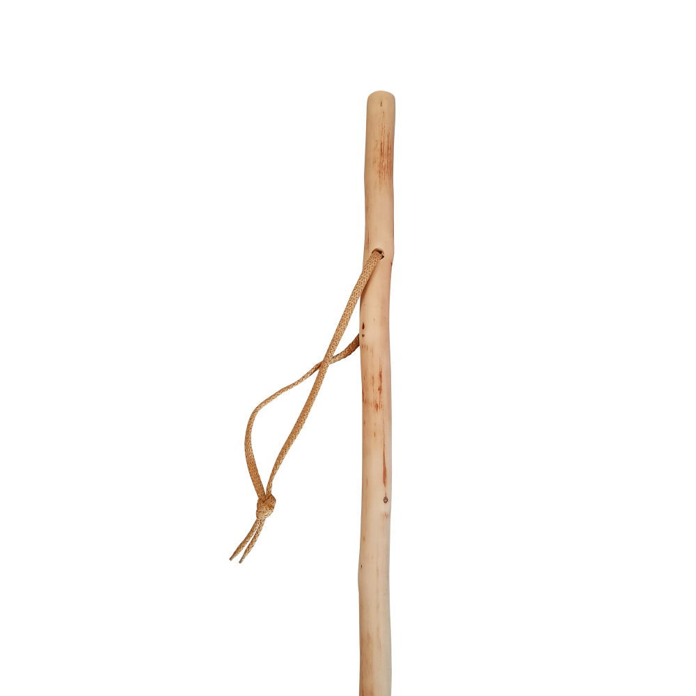 Bâton de marche en bois naturel - 110 cm