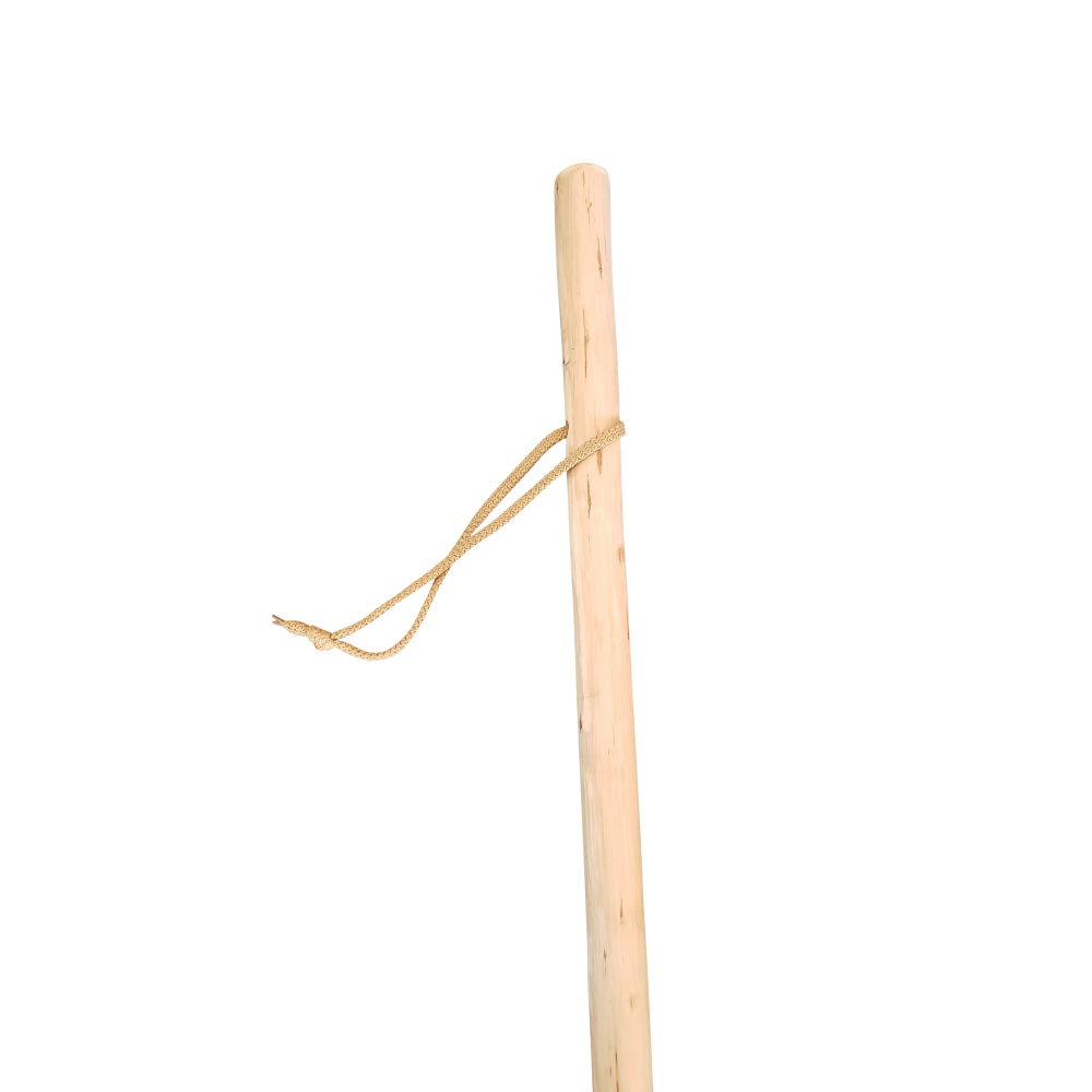 Bâton de marche en bois naturel - 130 cm Bâton de marche en bois naturel - 130 cm