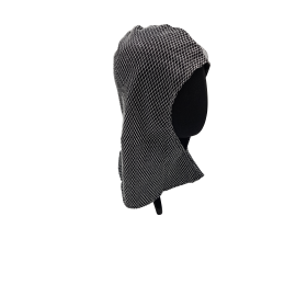 cagoule en côte de maille - déguisement avec vue profil