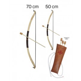 Arbalète Taille S + flèches à bouchon en bois