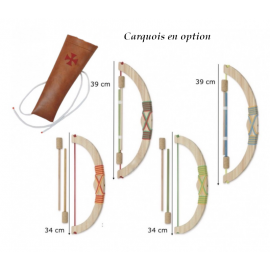 Arbalète Taille S + flèches à bouchon en bois