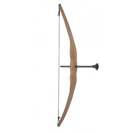 Arc en bois 85cm + flèche à ventouse noire